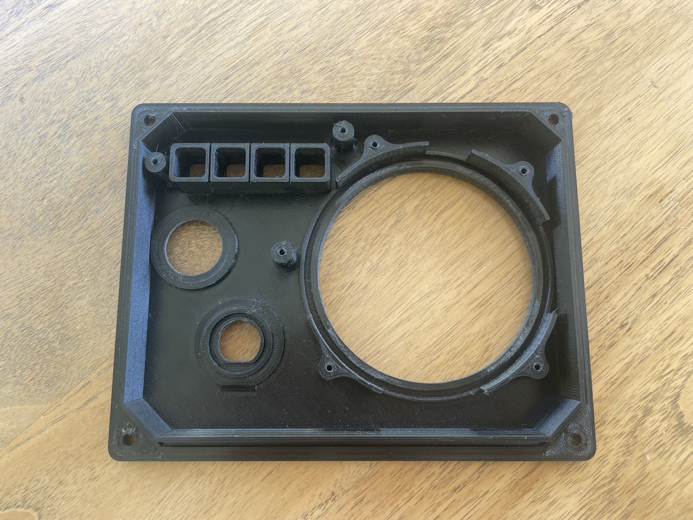 Plaque de tableau de bord moteur, vue arrière